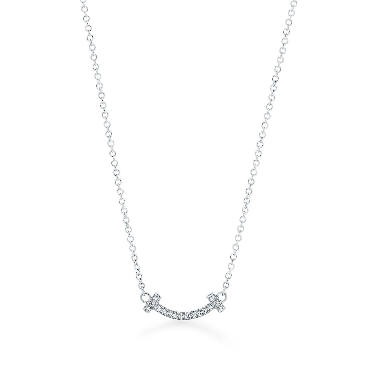 Tiffany Mini T Smile Necklace